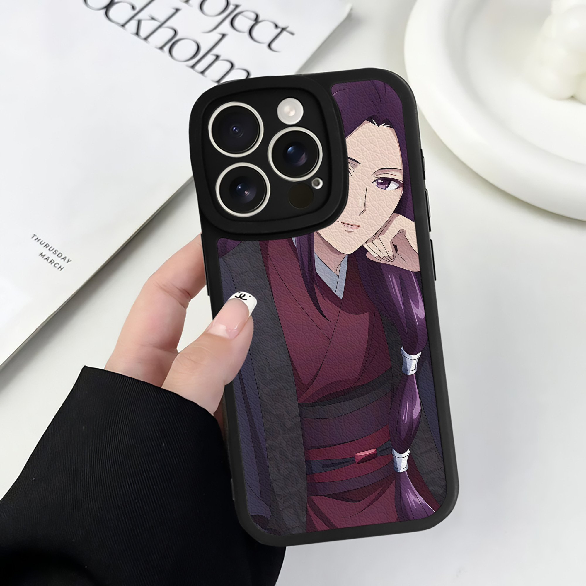 薬屋のひとりごと The Apothecary Diaries 【iPhone 16シリーズ対応】シリコンスマホケース（レザー調） 材質：シリコン